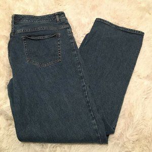 TAHARI Mid Rise Denim Blue Jeans - 14
